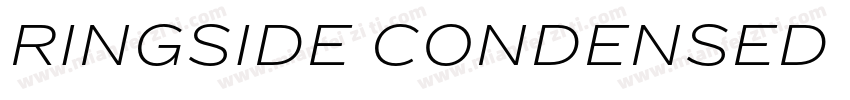 RINGSIDE CONDENSED BOLD字体转换